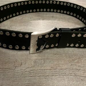 Leather belt